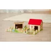 SIMBA-DICKIE Bauernhof mit Zubehör – Großer Bauernhof-Spielplatz mit Scheune, Stall, Bauer, Tieren und Fütterungswerkzeugen für Kinder von 3-8 Jahren