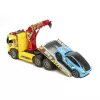SIMBA-DICKIE Giant Abschleppwagen mit Licht, Sound, beweglichem Kran & Seilwinde – Spielzeug-Rettungsfahrzeug für Kinder ab 3 Jahren