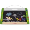 SIMBA-DICKIE MAULstandard Magnetisches Whiteboard 60 x 40 cm, Silberner Aluminiumrahmen, Wandmontierbar, Trocken abwischbar, mit Stiftablage