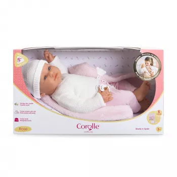 SIMBA-DICKIE Mon Grand Poupon Rose Neugeborenen-Puppe 30 cm
