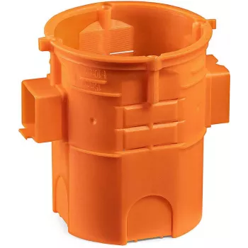 SIMET S60GF Unterputz-Abzweigdose, verbindbar, extratief, 60 mm, orange