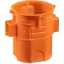 SIMET S60GF Unterputz-Abzweigdose, verbindbar, extratief, 60 mm, orange
