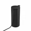 simplehuman ST1084 Sensor-Seifenspender, Schwarzer Edelstahl, 266 ml, berührungslos automatisch, Infrarot-Bewegungssensor, einstellbare Menge, verstopfungsfreie Pumpe, fingerabdruckfest