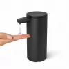 simplehuman ST1084 Sensor-Seifenspender, Schwarzer Edelstahl, 266 ml, berührungslos automatisch, Infrarot-Bewegungssensor, einstellbare Menge, verstopfungsfreie Pumpe, fingerabdruckfest