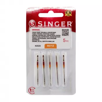 Singer 2020 Universal-Maschinennadeln, Größe 12/80, 5er-Pack