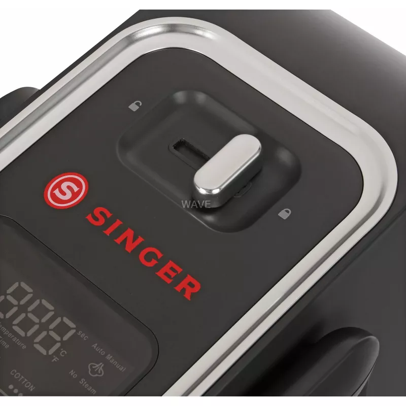 SINGER 26 Intelligent 2.0 Dampfpresse - 1600W, Digitales LCD, 5 Temperatureinstellungen
