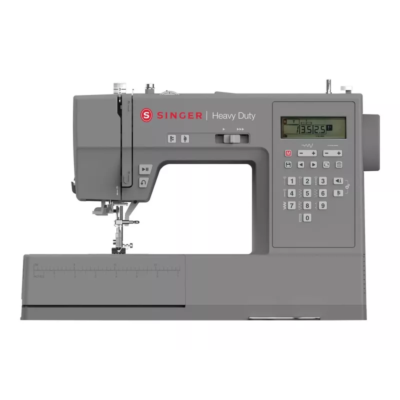 Singer Heavy Duty Nähmaschine HD6705C Wiederaufladbar 200 Stiche Grau