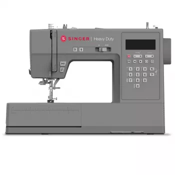Singer Heavy Duty Nähmaschine HD6705C Wiederaufladbar 200 Stiche Grau