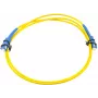 1m Single-Mode SC/UPC auf SC/UPC Simplex Glasfaser-Patchkabel, LSZH, Gelb