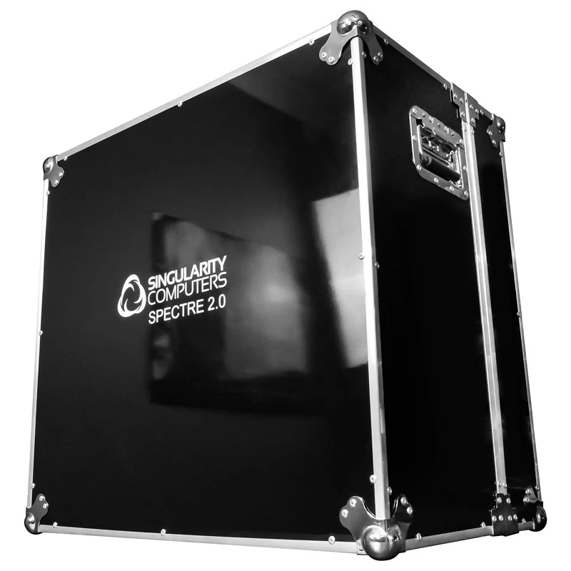 Singularity Computers Spectre 2.0 Flight Case - Schwarz