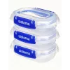 Sistema Plastics 881523 Rechteckbehälter 0,18L Transparent 88mm