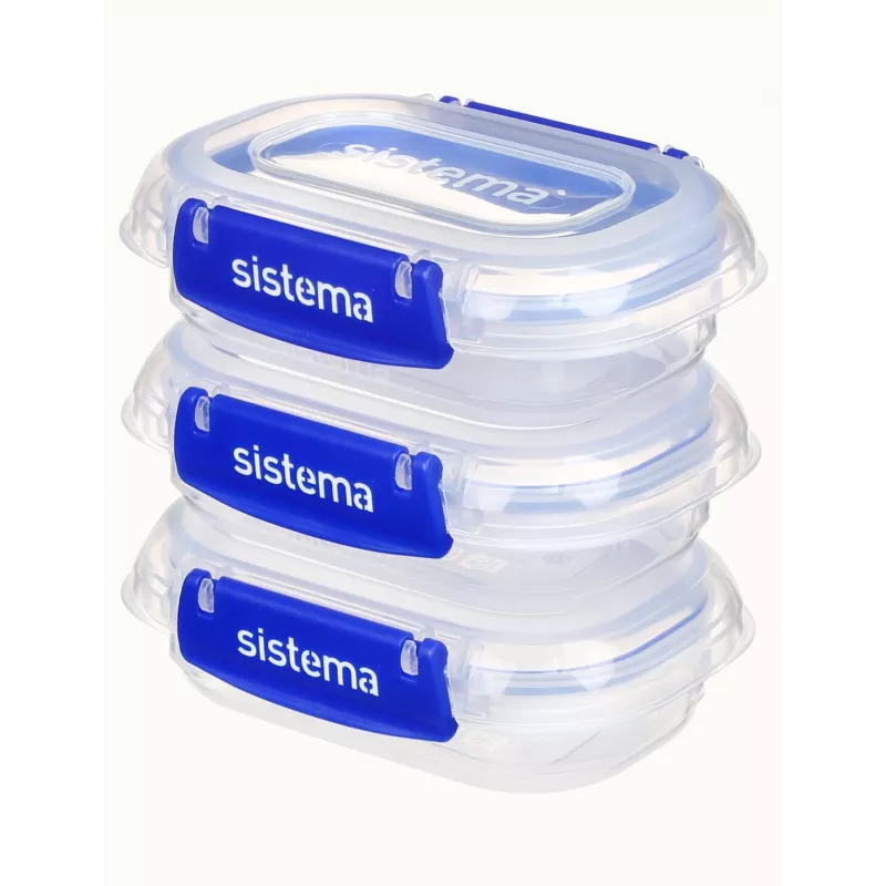 Sistema Plastics 881523 Rechteckbehälter 0,18L Transparent 88mm