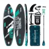 SKATINGER Grey Sports Inflatable Stand-Up Paddleboard 350x89x15 cm