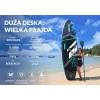 SKATINGER Grey Sports Inflatable Stand-Up Paddleboard 350x89x15 cm