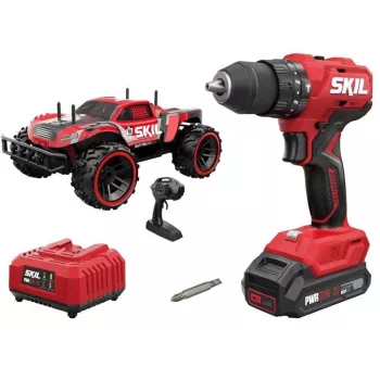 SKIL Schlagbohrschrauber + RC-Auto, 1x2Ah 18V