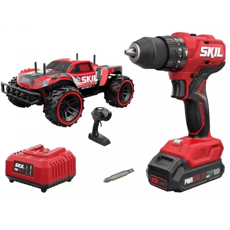 SKIL Schlagbohrschrauber + RC-Auto, 1x2Ah 18V