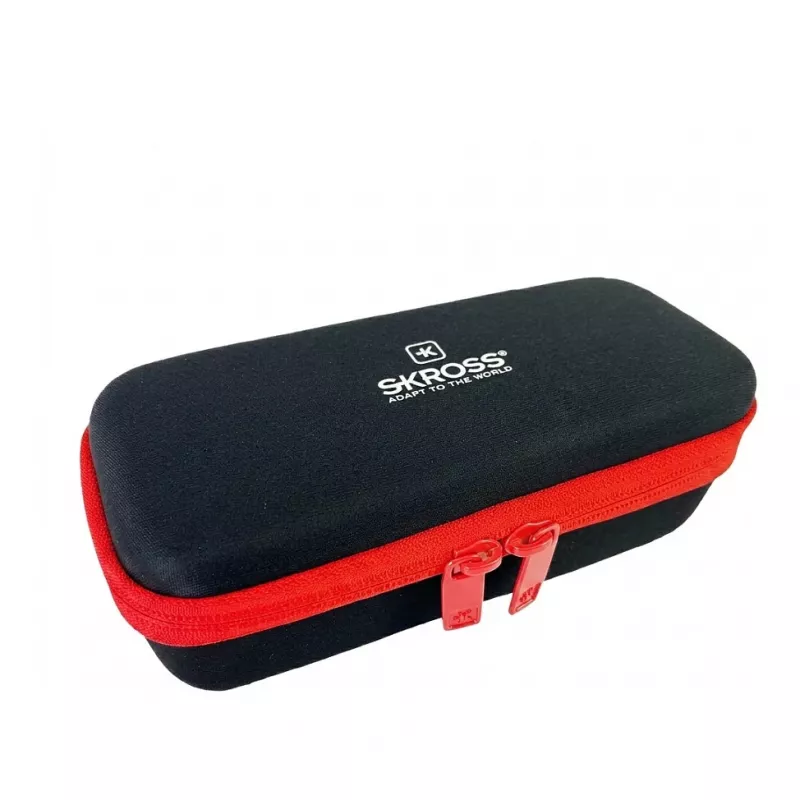 SKROSS Power Case - Kabel-Organizer-Tasche - Schwarz/Rot