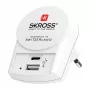 SKROSS Pro+ USB AC30PD World Travel Adapter mit 30W USB-C PD und USB-A