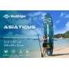 SKT ASIATICUS Aufblasbares Stand-Up-Paddle-Board 350x89x15 cm Yoga