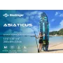 SKT ASIATICUS Aufblasbares Stand-Up-Paddle-Board 350x89x15 cm Yoga
