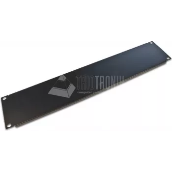 Wirewin BP 2U BL Rack-Blindplatte 19 Zoll 2U Schwarz Stahl
