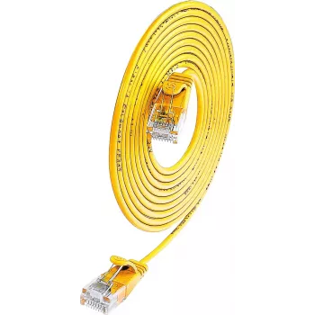 Wirewin Cat.6 U/UTP Slim-Light Patchkabel, 0,5m, Gelb PKW-LIGHT-K6 0.5 GE