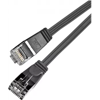 Wirewin Cat6 U/FTP Slim Ethernet Patchkabel 0,5m Schwarz PKW-STP-SLIM-KAT6 0.5 SW