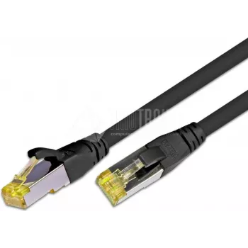 Wirewin Cat6a S/FTP Netzwerk-Patchkabel, 4m, Schwarz, RJ45, 10Gbps, 500MHz, Kupfer, PVC-Mantel, Vergoldete Kontakte, PoE++ Unterstützung PKW-PIMF-KAT6A 4.0 SW