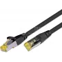 Wirewin Cat6a S/FTP Netzwerk-Patchkabel, 4m, Schwarz, RJ45, 10Gbps, 500MHz, Kupfer, PVC-Mantel, Vergoldete Kontakte, PoE++ Unterstützung PKW-PIMF-KAT6A 4.0 SW