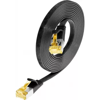 Wirewin Cat6a U/FTP Slim Patchkabel RJ45 1m Schwarz PKW-STP-SLIM-K6A 1.0 SW