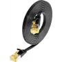 Wirewin Cat6a U/FTP Slim Patchkabel RJ45 1m Schwarz PKW-STP-SLIM-K6A 1.0 SW