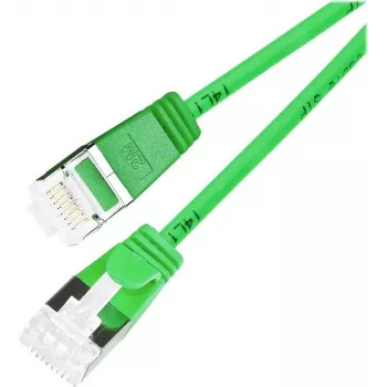 Wirewin Light Patchkabel rund U/FTP Cat 6a grün 2,0m schlank flexibel PoE (PKW-LIGHT-STP-K6A 2.0 GN)