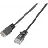 Wirewin PKW-LIGHT-K6 3.0 SW - Cat.6 Slim-Light Patchkabel, U/UTP, 3,0 m, Schwarz