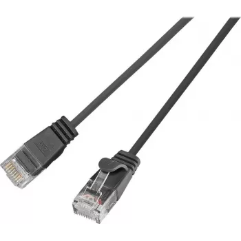 Wirewin PKW-LIGHT-K6 3.0 SW - Cat.6 Slim-Light Patchkabel, U/UTP, 3,0 m, Schwarz