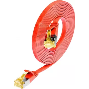 Wirewin PKW-STP-SLIM-K6A 1,5 m rotes Cat6a Slim U/FTP Patchkabel PKW-STP-SLIM-K6A 1.5 RT