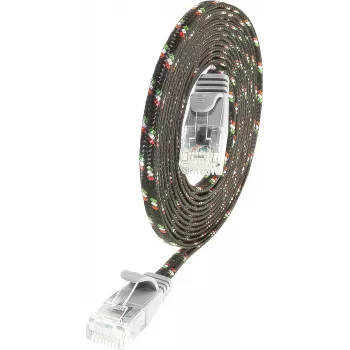 Wirewin PKW-TOUGH-K6 3.0 Cat.6 Slim Tough Patchkabel, U/UTP, 3m, Grau