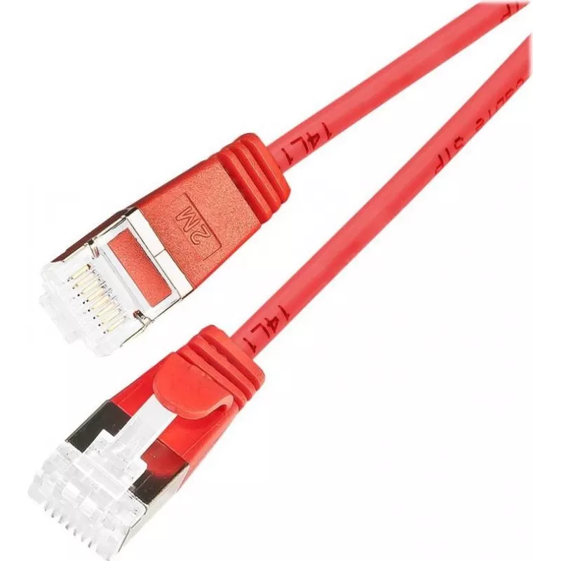 Wirewin Slim Patchkabel U/FTP Cat 6a Rot 3,0m PKW-LIGHT-STP-K6A 3.0 RT