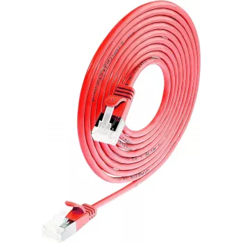 Wirewin Slim Patchkabel U/FTP Cat 6a Rot 3,0m PKW-LIGHT-STP-K6A 3.0 RT