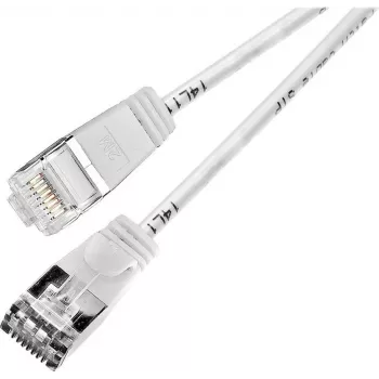 Wirewin SLIM SL6 1.5 WS Cat.6 U/FTP Slim-Light Patchkabel, 1,5m, Weiß PKW-LIGHT-STP-K6 1.5 WS