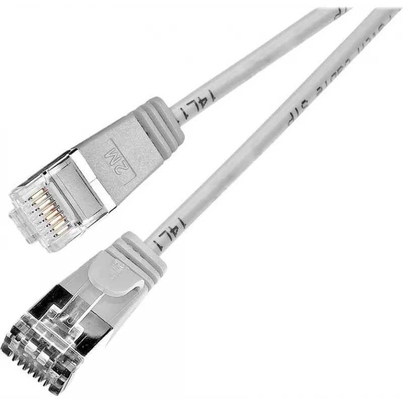 Wirewin SLIM SL6 7,5 m Cat.6 Slim-Light U/FTP Patchkabel, Grau (PKW-LIGHT-STP-K6 7.5)
