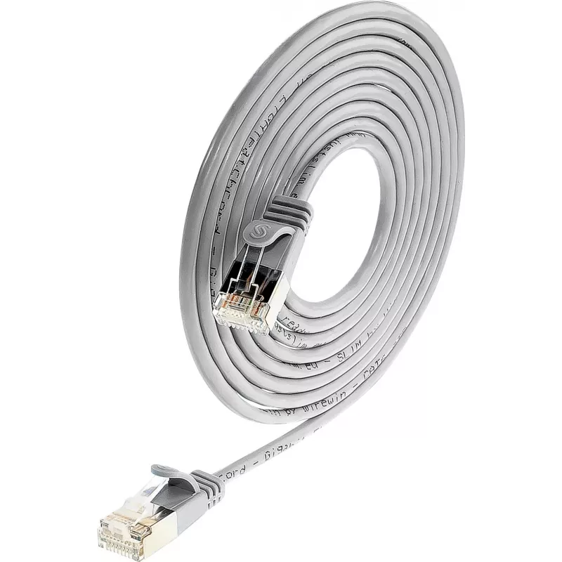 Wirewin SLIM SL6 7,5 m Cat.6 Slim-Light U/FTP Patchkabel, Grau (PKW-LIGHT-STP-K6 7.5)