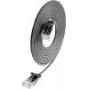 Wirewin SLIM UL6 10 SW - Cat.6 SLIM-Light Patchkabel, U/UTP, 10 m, Schwarz PKW-LIGHT-K6 10.0 SW