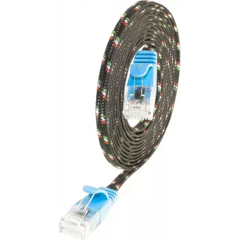 Wirewin SLIM UT6 10 BL - Cat.6 Slim-Tough Patchkabel, U/UTP, 10 m, Blau (PKW-TOUGH-K6 10.0 BL)