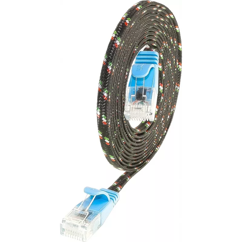 Wirewin SLIM UT6 10 BL - Cat.6 Slim-Tough Patchkabel, U/UTP, 10 m, Blau (PKW-TOUGH-K6 10.0 BL)