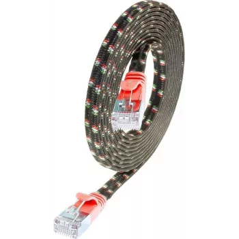 SLIM Wirewin Tough STP Cat6 U/FTP Netzwerk-Patchkabel, Rot, 5 m, 10 Gbps, 250 MHz, Slim-Profil, RJ45 PKW-TOUGH-STP-K6 5.0 RT