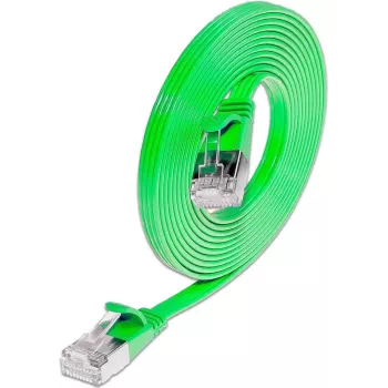 Wirewin Triotronik 0,15m Cat6 U/FTP Slim Ethernet Patchkabel, RJ-45 Stecker zu Stecker, Grün PKW-STP-SLIM-KAT6 0.15 GN