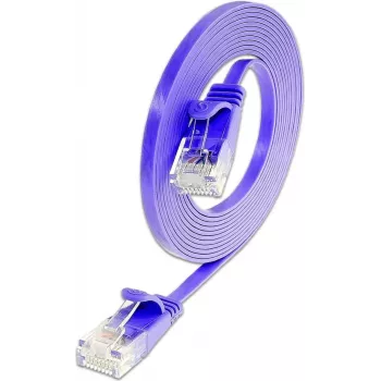 Wirewin Triotronik Cat 6 2m U/UTP RJ45 Patchkabel, Slim, Kupfer, Weiß PKW-SLIM-KAT6 2.0 VT