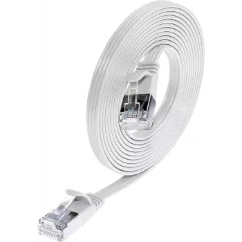 Wirewin Triotronik Cat6 U/FTP Slim Ethernet Patchkabel 0,5m Weiß PKW-STP-SLIM-KAT6 0.5 WS