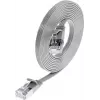 Wirewin Triotronik Cat6 U/FTP Slim Ethernet Patchkabel, 3m, RJ-45 Stecker zu Stecker, Grau PKW-STP-SLIM-KAT6 3.0
