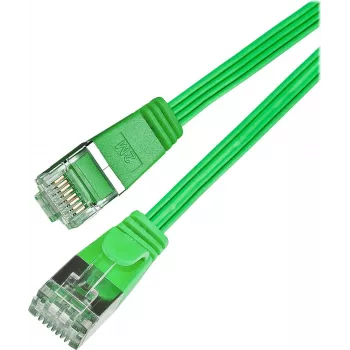 Wirewin Triotronik Cat6 U/FTP Slim Patchkabel 0,25m Grün PKW-STP-SLIM-KAT6 0.25 GN